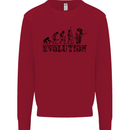 Evolution of a Guitarist Guitarist Electric Kids Sweatshirt Jumper Red