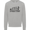 Evolution of a Guitarist Guitarist Electric Kids Sweatshirt Jumper Sports Grey