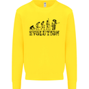 Evolution of a Guitarist Guitarist Electric Kids Sweatshirt Jumper Yellow