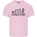 Evolution of a Guitarist Guitarist Electric Kids T-Shirt Childrens Light Pink