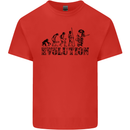 Evolution of a Guitarist Guitarist Electric Kids T-Shirt Childrens Red