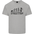 Evolution of a Guitarist Guitarist Electric Kids T-Shirt Childrens Sports Grey