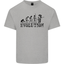 Evolution of a Guitarist Guitarist Electric Kids T-Shirt Childrens Sports Grey