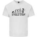 Evolution of a Guitarist Guitarist Electric Kids T-Shirt Childrens White