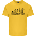 Evolution of a Guitarist Guitarist Electric Kids T-Shirt Childrens Yellow