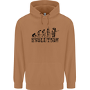 Evolution of a Guitarist Guitarist Electric Mens 80% Cotton Hoodie Caramel Latte