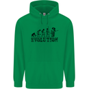 Evolution of a Guitarist Guitarist Electric Mens 80% Cotton Hoodie Irish Green