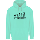 Evolution of a Guitarist Guitarist Electric Mens 80% Cotton Hoodie Peppermint