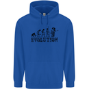 Evolution of a Guitarist Guitarist Electric Mens 80% Cotton Hoodie Royal Blue