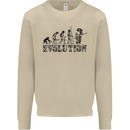 Evolution of a Guitarist Guitarist Electric Mens Sweatshirt Jumper Sand