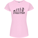 Evolution of a Guitarist Guitarist Electric Womens Petite Cut T-Shirt Light Pink