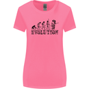Evolution of a Guitarist Guitarist Electric Womens Wider Cut T-Shirt Azalea