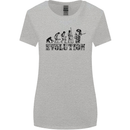 Evolution of a Guitarist Guitarist Electric Womens Wider Cut T-Shirt Sports Grey