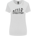 Evolution of a Guitarist Guitarist Electric Womens Wider Cut T-Shirt White