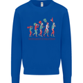 Evolution of a Guitarist Kids Sweatshirt Jumper Royal Blue