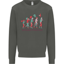 Evolution of a Guitarist Kids Sweatshirt Jumper Storm Grey