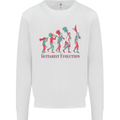 Evolution of a Guitarist Kids Sweatshirt Jumper White