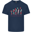 Evolution of a Guitarist Kids T-Shirt Childrens Navy Blue