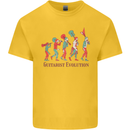 Evolution of a Guitarist Kids T-Shirt Childrens Yellow