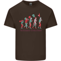 Evolution of a Guitarist Mens Cotton T-Shirt Tee Top Dark Chocolate