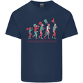 Evolution of a Guitarist Mens Cotton T-Shirt Tee Top Navy Blue