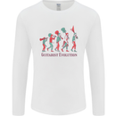 Evolution of a Guitarist Mens Long Sleeve T-Shirt White