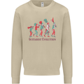 Evolution of a Guitarist Mens Sweatshirt Jumper Sand