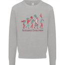 Evolution of a Guitarist Mens Sweatshirt Jumper Sports Grey