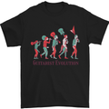 Evolution of a Guitarist Mens T-Shirt Cotton Gildan Black