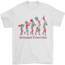 Evolution of a Guitarist Mens T-Shirt Cotton Gildan White