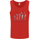 Evolution of a Guitarist Mens Vest Tank Top Red