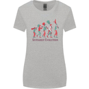 Evolution of a Guitarist Womens Wider Cut T-Shirt Sports Grey
