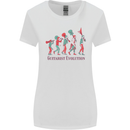 Evolution of a Guitarist Womens Wider Cut T-Shirt White