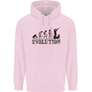 Evolution of a Hunter Funny Hunting Hunt Childrens Kids Hoodie Light Pink