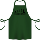 Evolution of a Hunter Funny Hunting Hunt Cotton Apron 100% Organic Forest Green