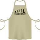 Evolution of a Hunter Funny Hunting Hunt Cotton Apron 100% Organic Khaki