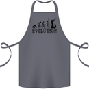 Evolution of a Hunter Funny Hunting Hunt Cotton Apron 100% Organic Steel