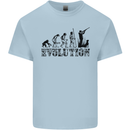 Evolution of a Hunter Funny Hunting Hunt Kids T-Shirt Childrens Light Blue