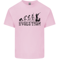 Evolution of a Hunter Funny Hunting Hunt Kids T-Shirt Childrens Light Pink