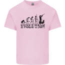 Evolution of a Hunter Funny Hunting Hunt Kids T-Shirt Childrens Light Pink