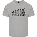 Evolution of a Hunter Funny Hunting Hunt Kids T-Shirt Childrens Sports Grey