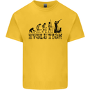 Evolution of a Hunter Funny Hunting Hunt Kids T-Shirt Childrens Yellow