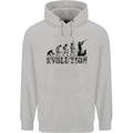 Evolution of a Hunter Funny Hunting Hunt Mens 80% Cotton Hoodie Sports Grey