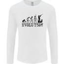 Evolution of a Hunter Funny Hunting Hunt Mens Long Sleeve T-Shirt Charcoal