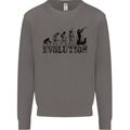 Evolution of a Hunter Funny Hunting Hunt Mens Sweatshirt Jumper Charcoal