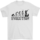 Evolution of a Hunter Funny Hunting Hunt Mens T-Shirt Cotton Gildan White