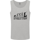 Evolution of a Hunter Funny Hunting Hunt Mens Vest Tank Top Charcoal