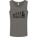Evolution of a Hunter Funny Hunting Hunt Mens Vest Tank Top Sports Grey