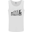 Evolution of a Hunter Funny Hunting Hunt Mens Vest Tank Top White