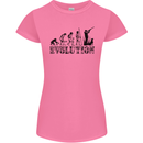 Evolution of a Hunter Funny Hunting Hunt Womens Petite Cut T-Shirt Azalea